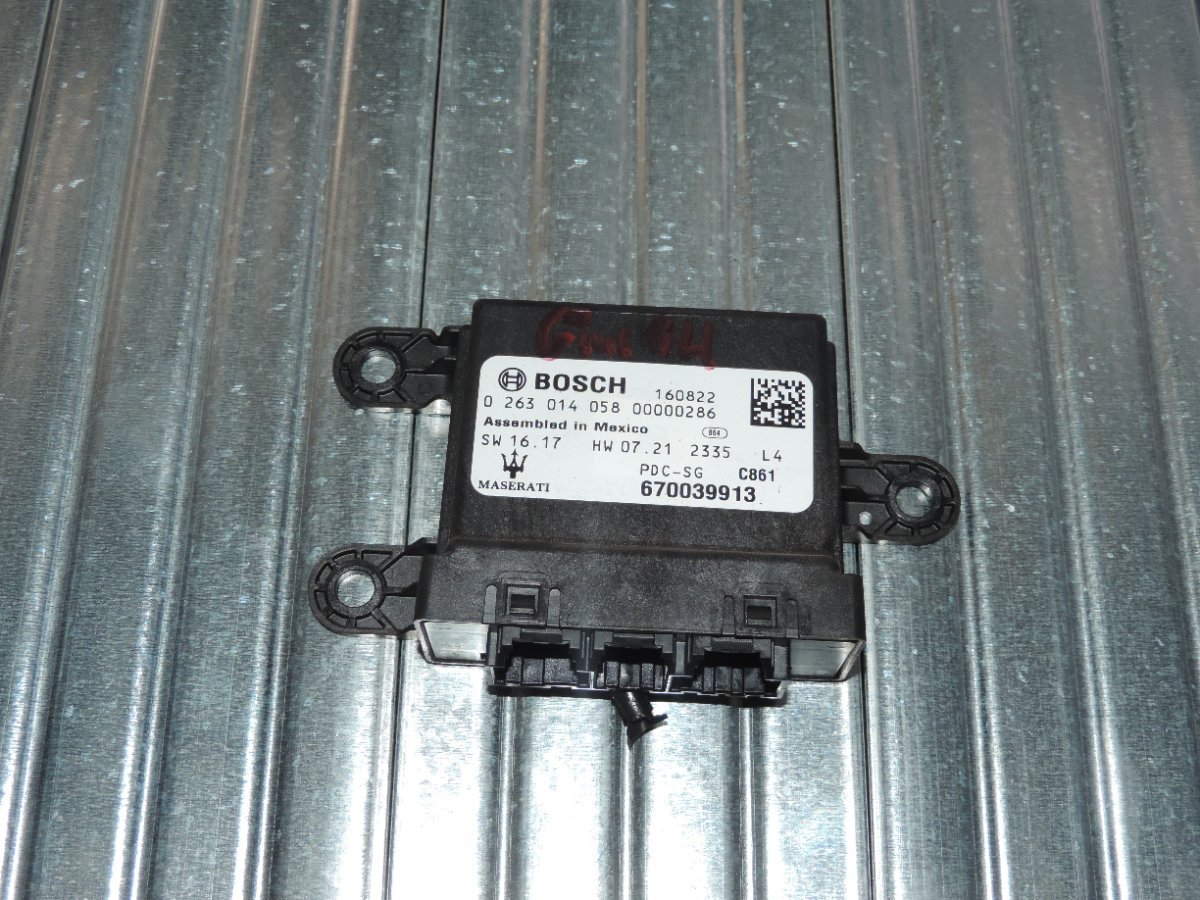Centralina sensori parcheggio PDC BOSCH Maserati Ghibli Levante Quattroporte